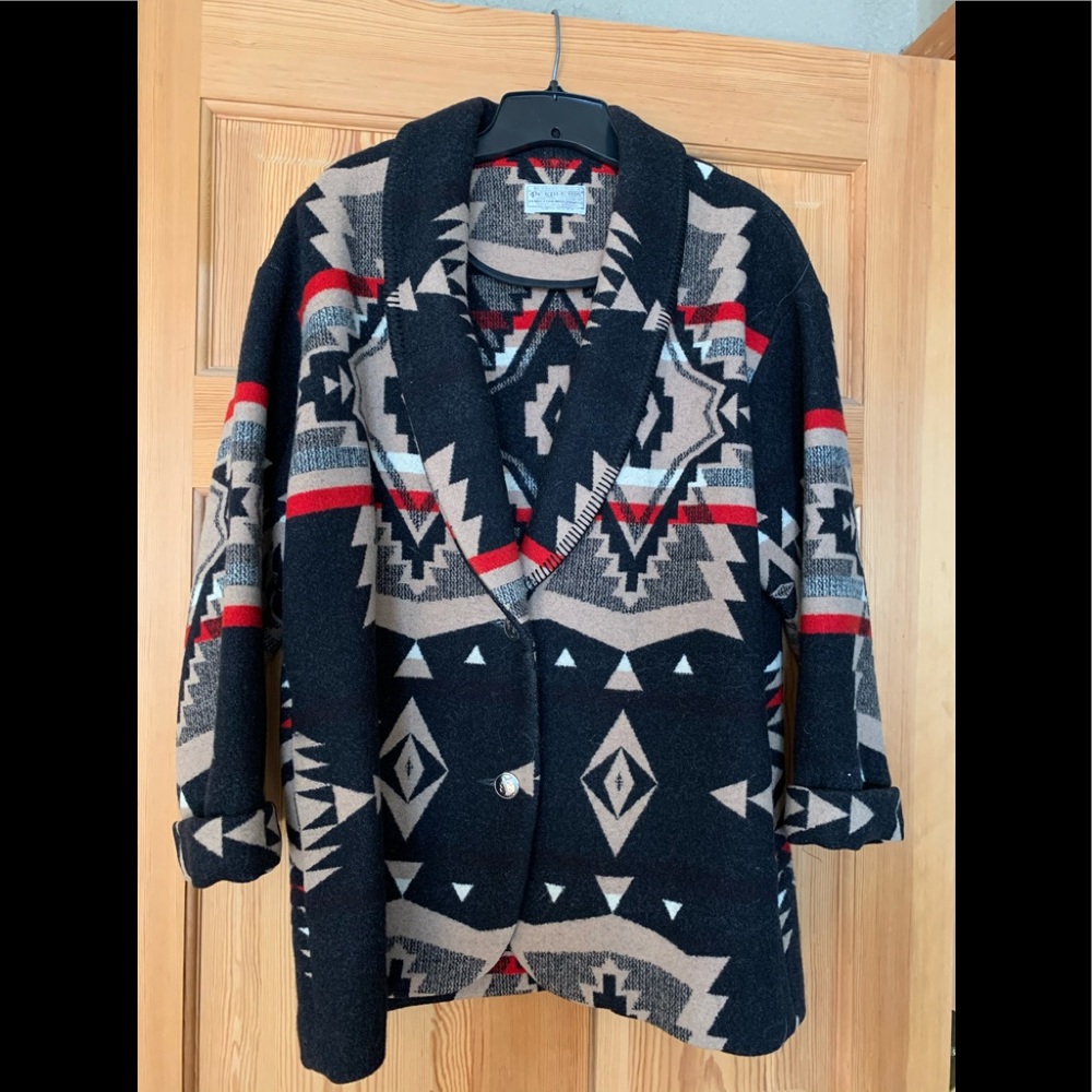 Vintage Pendleton Native American Jacket Blazer